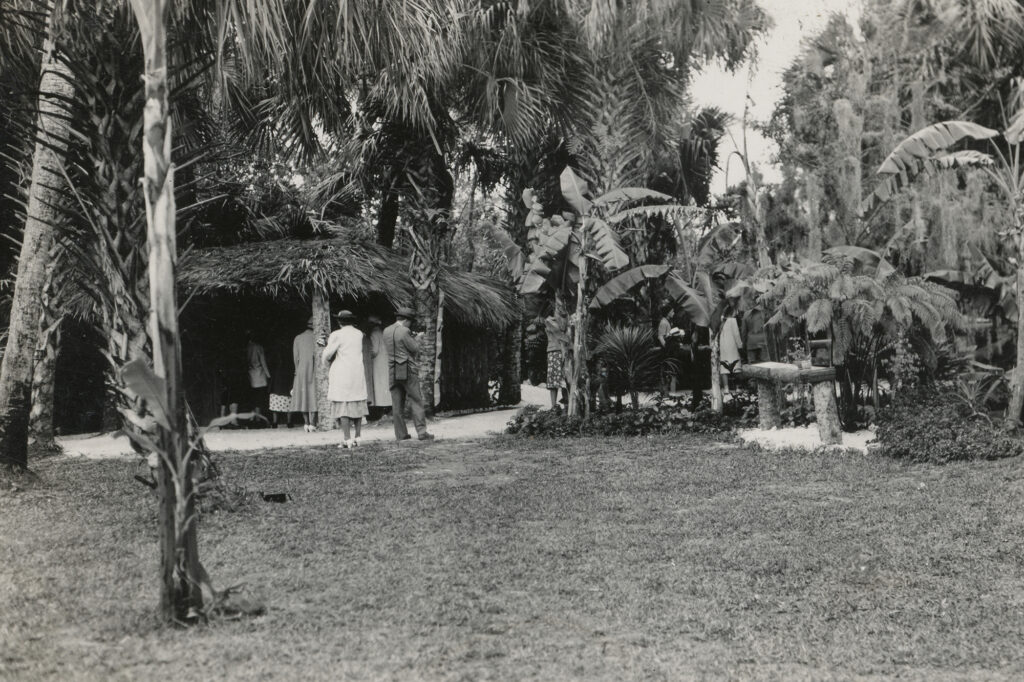 Historic photo of Jungle Queen Isle with guests