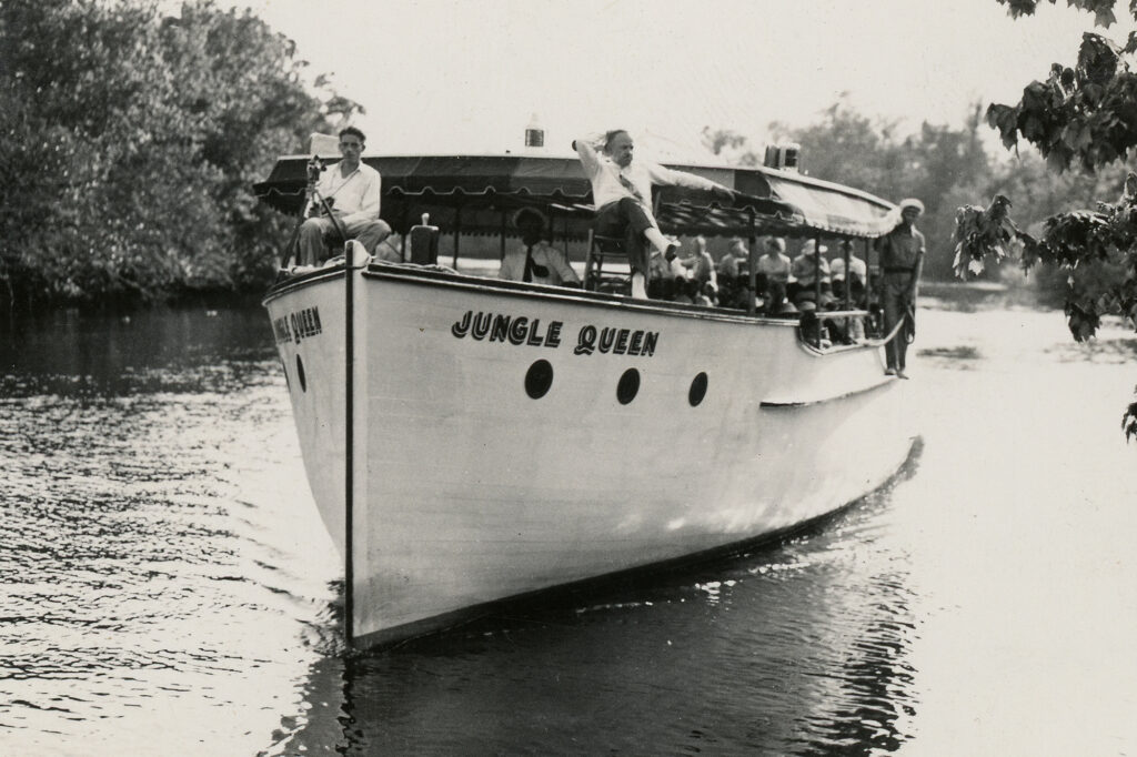 Historic photo of Jungle Queen on New River Ft Lauderdale