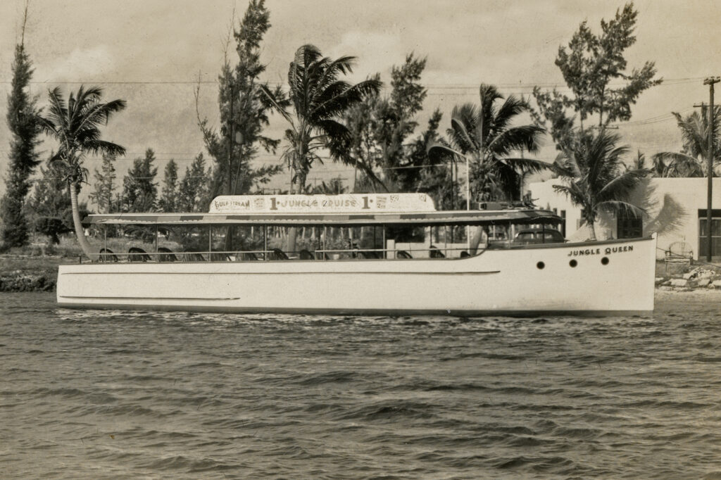 Historic photo of Jungle Queen on New River Ft Lauderdale